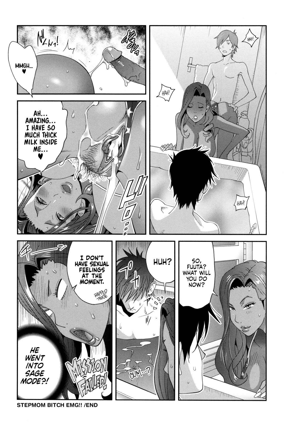Hentai Manga Comic-Stepmom Bitch EMG!!-Read-24